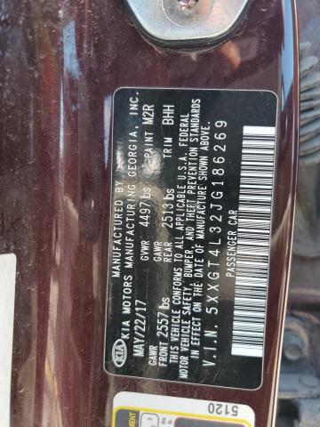 5XXGT4L32JG186269 - 2018 KIA OPTIMA LX Qırmızı foto 12