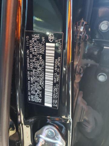 JTDKDTB32G1115287 - 2016 TOYOTA PRIUS C BLACK photo 13