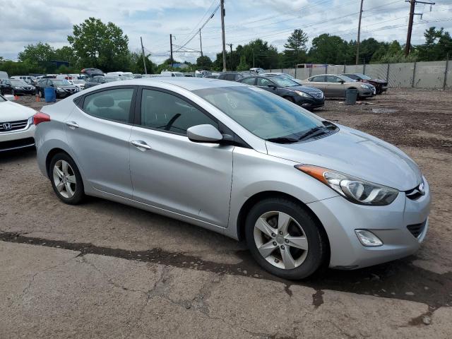 5NPDH4AE2CH112964 - 2012 HYUNDAI ELANTRA GLS SILVER photo 4