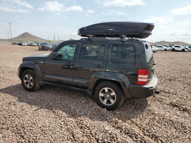 1J8GN28K58W143397 - 2008 JEEP LIBERTY SPORT BLACK photo 2