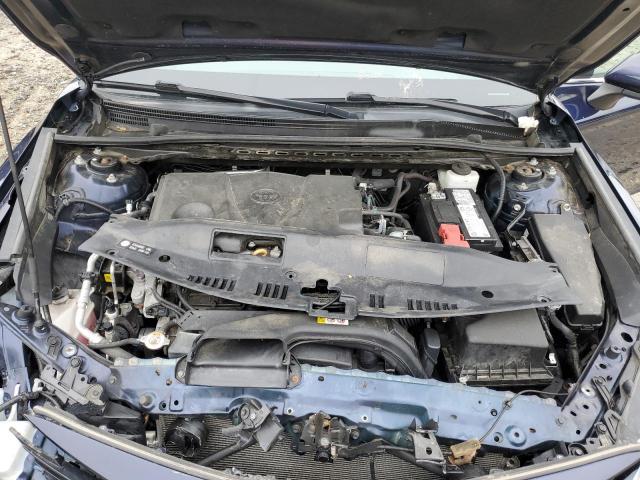 4T1C11AK5MU487366 - 2021 TOYOTA CAMRY LE BLUE photo 11