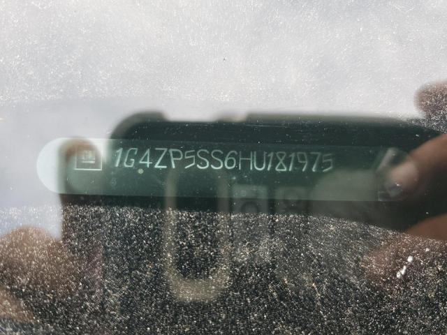 1G4ZP5SS6HU181975 - 2017 BUICK LACROSSE ESSENCE თეთრი ფოტო 12