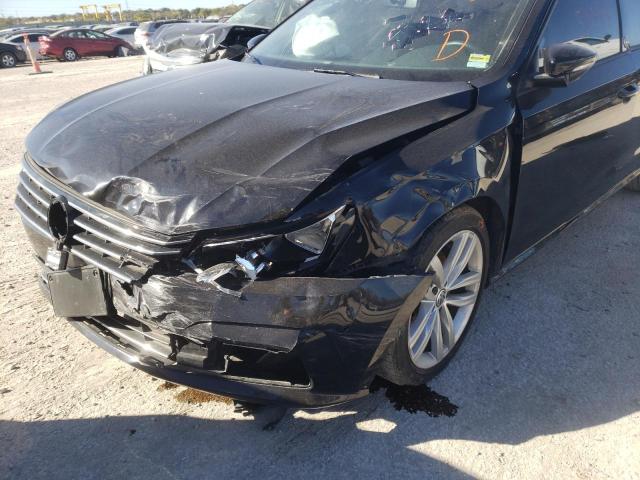 1VWLA7A36KC001471 - 2019 VOLKSWAGEN PASSAT WOLFSBURG BLACK photo 9