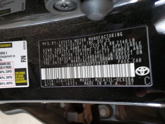 5YFS4MCE9SP239292 - 2025 TOYOTA COROLLA SE Qara foto 12