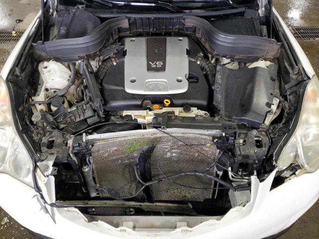 JNKAJ09F58M355385 - 2008 INFINITI EX35 BASE Սպիտակ լուսանկար 12