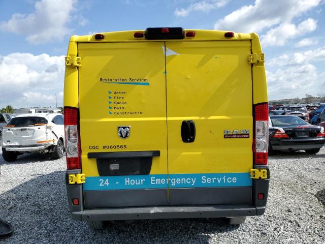 3C6TRVAG4JE100369 - 2018 RAM PROMASTER 1500 STANDARD YELLOW photo 6