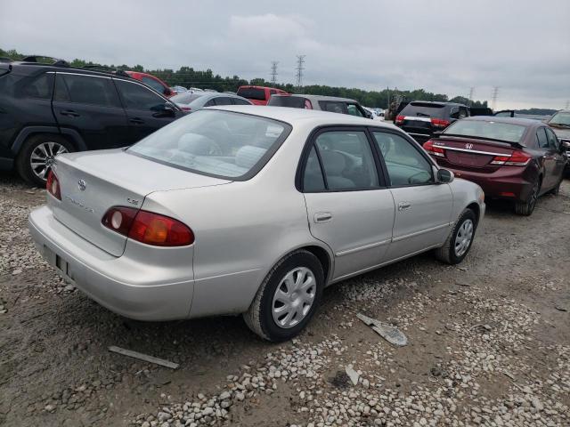 2T1BR12E42C563431 - 2002 TOYOTA COROLLA CE SILVER photo 3