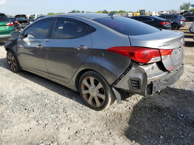 KMHDH4AE5CU310486 - 2012 HYUNDAI ELANTRA GLS GRAY photo 2