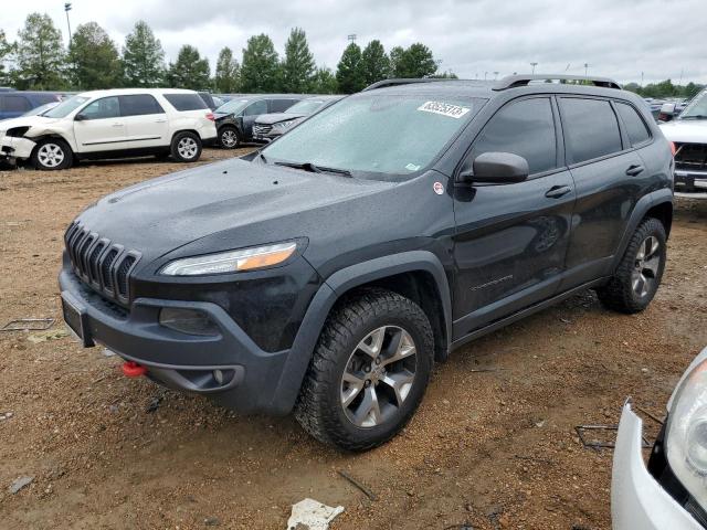 1C4PJMBSXFW699421 - 2015 JEEP CHEROKEE TRAILHAWK BLACK photo 1