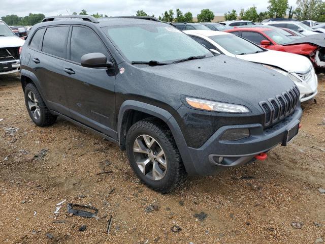 1C4PJMBSXFW699421 - 2015 JEEP CHEROKEE TRAILHAWK BLACK photo 4