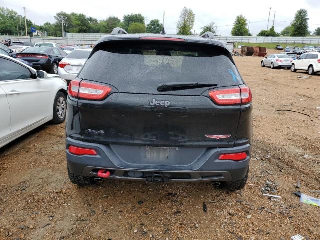 1C4PJMBSXFW699421 - 2015 JEEP CHEROKEE TRAILHAWK BLACK photo 6