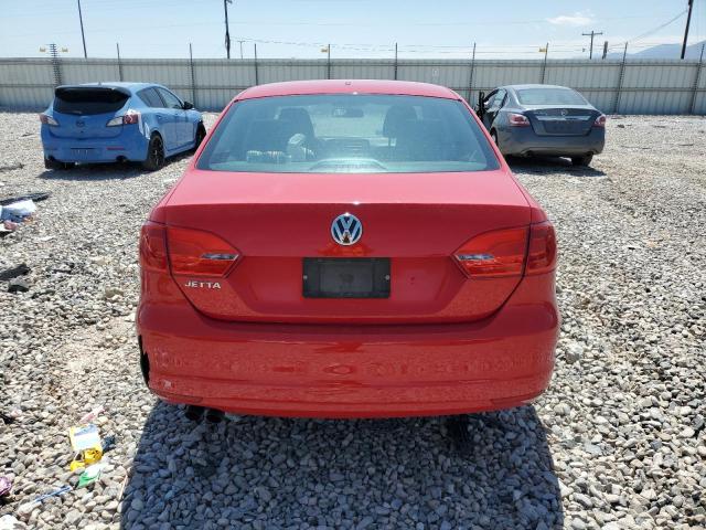 3VW1K7AJ0DM244469 - 2013 VOLKSWAGEN JETTA BASE 红色 照片 6
