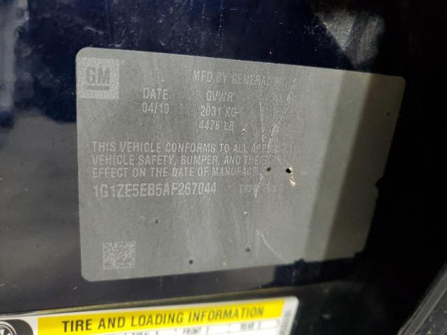 1G1ZE5EB5AF267044 - 2010 CHEVROLET MALIBU LTZ 蓝色 照片 12