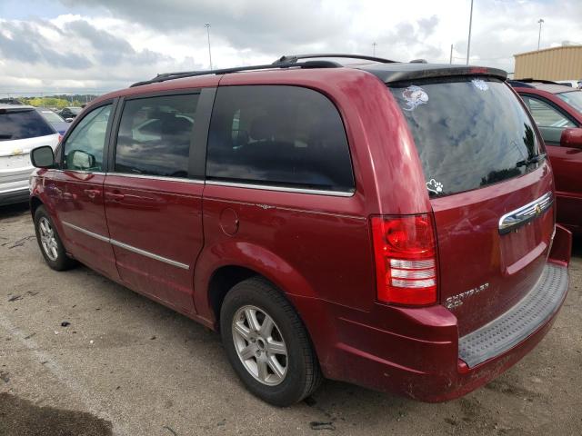 2A4RR8DX5AR387200 - 2010 CHRYSLER TOWN & COU TOURING PLUS BURGUNDY photo 2