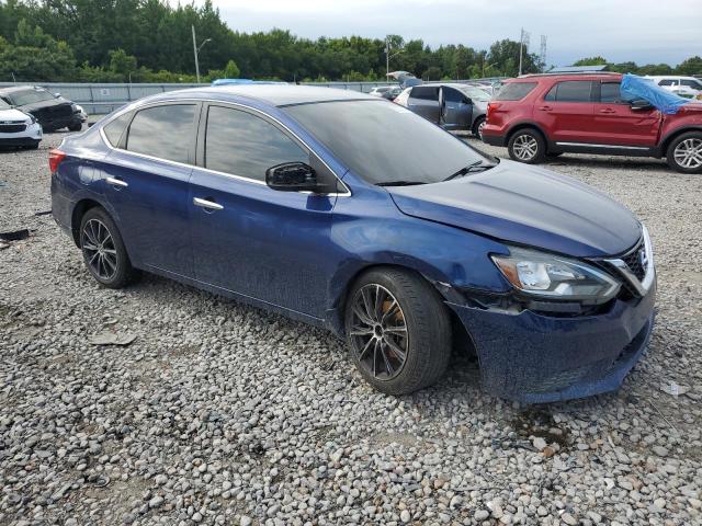 3N1AB7AP3HY410380 - 2017 NISSAN SENTRA S BLUE photo 4