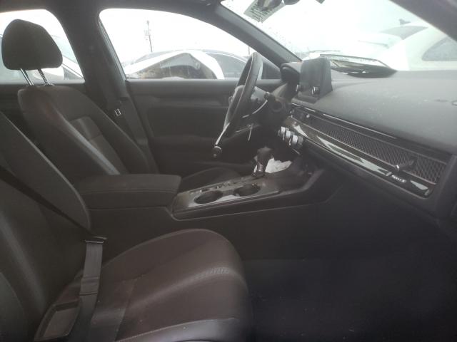 2HGFE2F54NH510222 - 2022 HONDA CIVIC SPORT GRAY photo 5