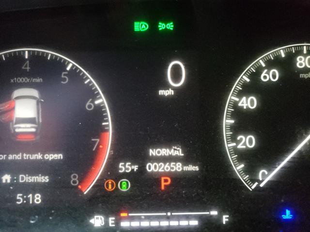 2HGFE2F54NH510222 - 2022 HONDA CIVIC SPORT GRAY photo 8