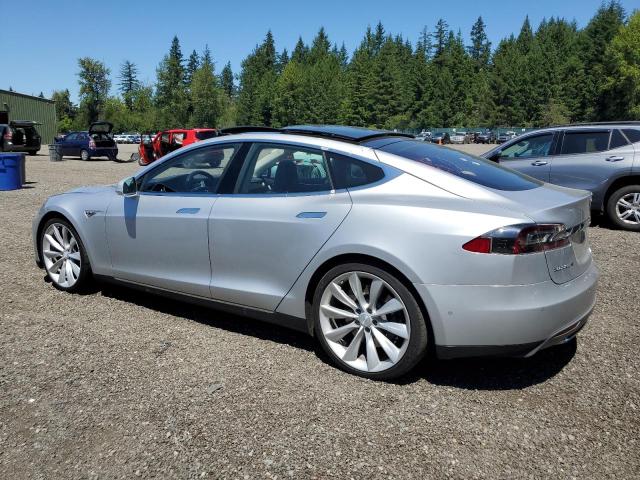 5YJSA1H24EFP62578 - 2014 TESLA MODEL S Gümüş foto 2
