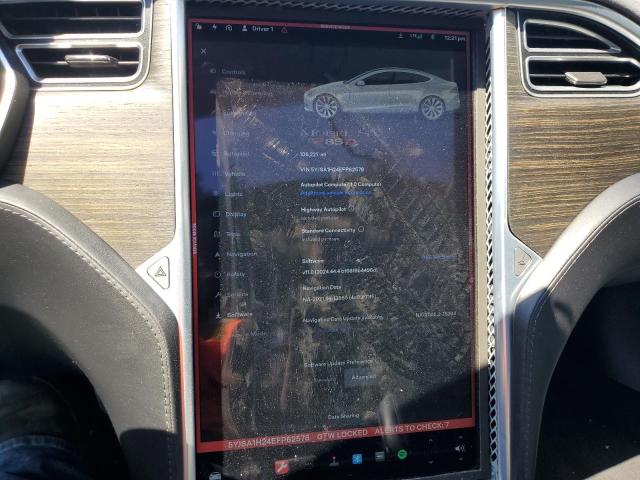 5YJSA1H24EFP62578 - 2014 TESLA MODEL S Gümüş foto 9