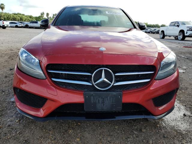 55SWF4JB8GU172688 - 2016 MERCEDES-BENZ C 300 MAROON photo 5