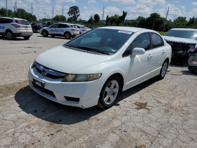 19XFA16639E005416 - 2009 HONDA CIVIC LX-S Blanc photo 1