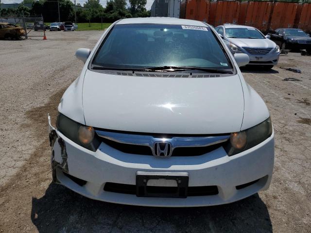 19XFA16639E005416 - 2009 HONDA CIVIC LX-S Blanc photo 5