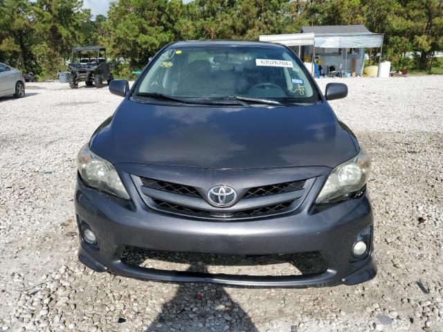 5YFBU4EE3DP224125 - 2013 TOYOTA COROLLA BASE GRAY photo 5