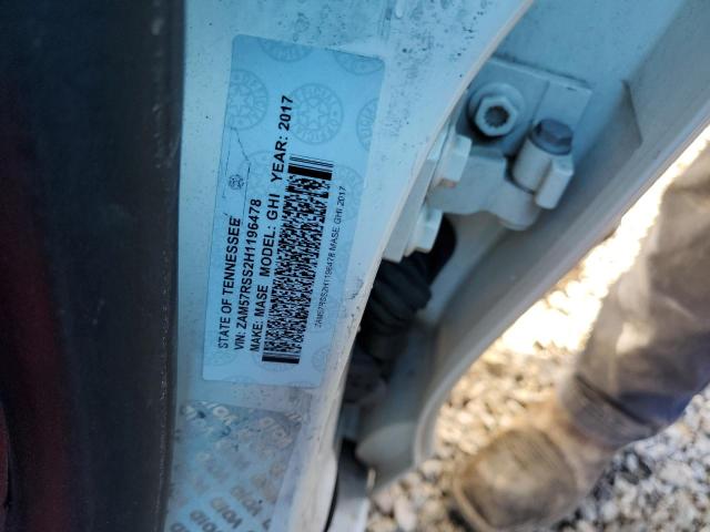 ZAM57RTA5E1126846 - 2017 MASERATI GHIBLI S თეთრი ფოტო 12