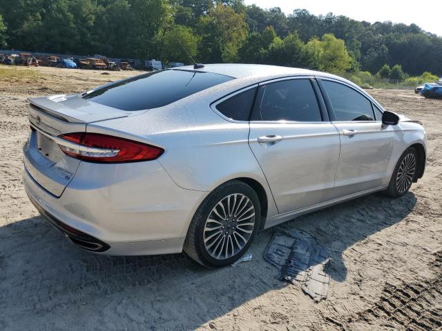 3FA6P0D94JR234583 - 2018 FORD FUSION TITANIUM/PLATINUM SILVER photo 3