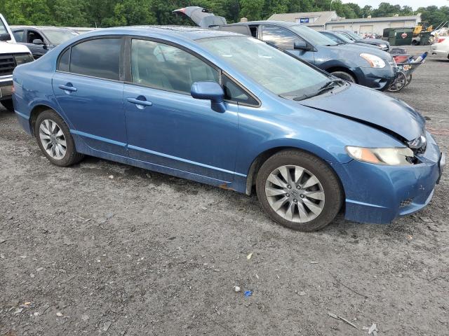 2HGFA169X9H501720 - 2009 HONDA CIVIC EXL ლურჯი ფოტო 4