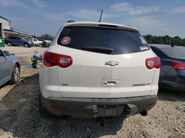 1GNKVLED6BJ397323 - 2011 CHEVROLET TRAVERSE LTZ WHITE photo 6