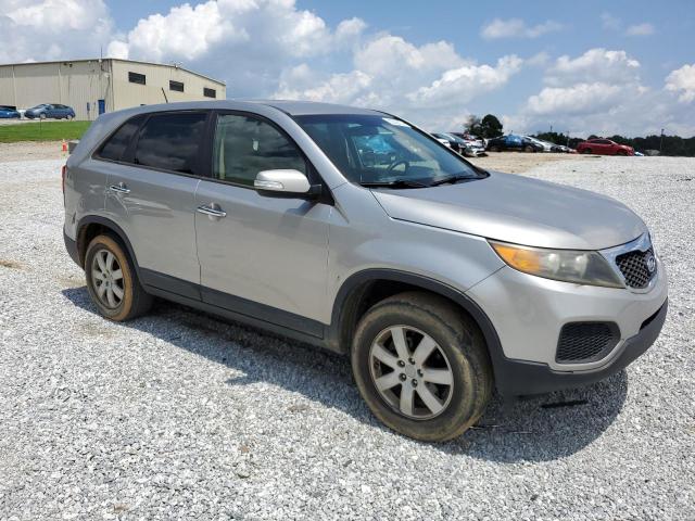 5XYKT3A15DG380106 - 2013 KIA SORENTO LX SILVER photo 4