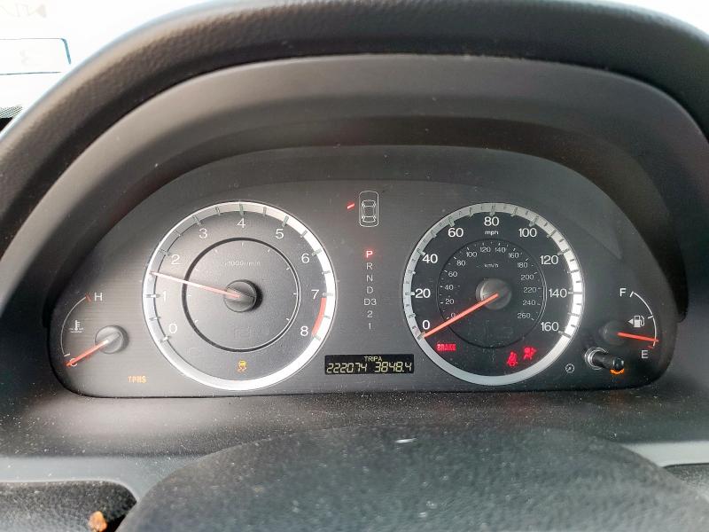 1HGCS1B83BA015378 - 2011 HONDA ACCORD EXL BLACK photo 9