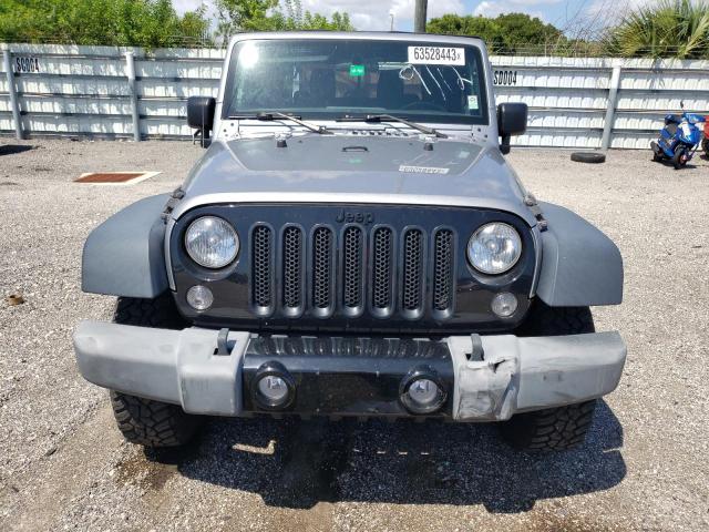 1C4AJWAG7EL240894 - 2014 JEEP WRANGLER SPORT SILVER photo 5