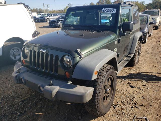 1J4AA2D13AL166264 - 2010 JEEP WRANGLER SPORT GREEN photo 2