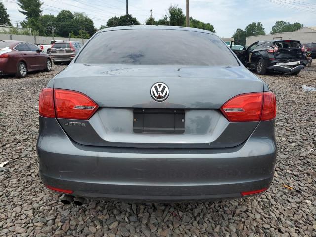 3VW2K7AJ9EM239504 - 2014 VOLKSWAGEN JETTA BASE GRAY photo 6