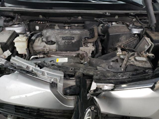 2T3ZFREV0HW370094 - 2017 TOYOTA RAV4 LE SILVER photo 12