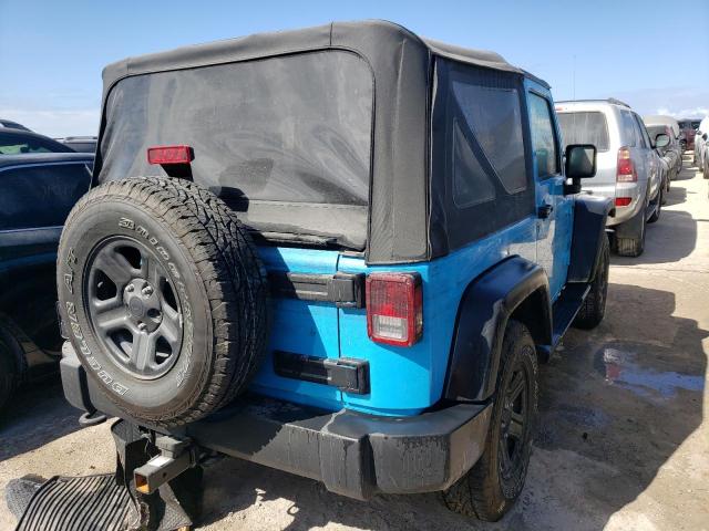 1C4AJWAG5HL737981 - 2017 JEEP WRANGLER SPORT BLUE photo 4