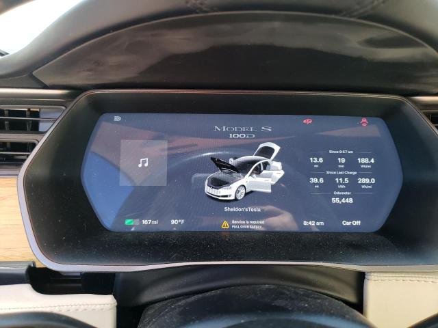 5YJSA1E2XJF274895 - 2018 TESLA MODEL S 白色 照片 9