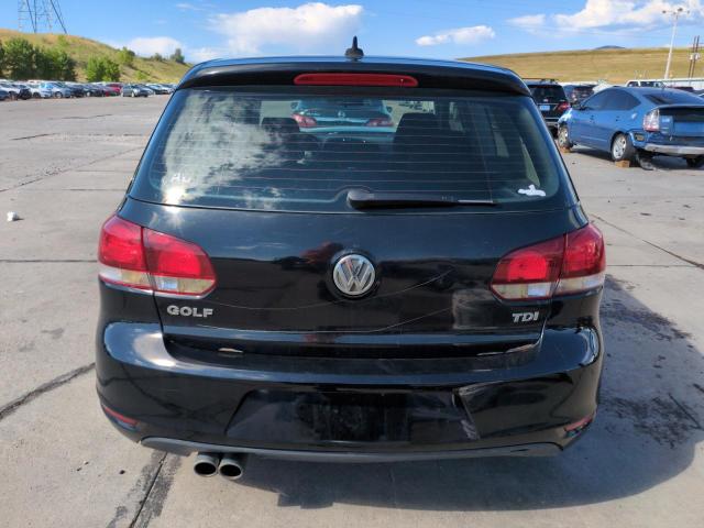 WVWMM7AJ1BW039847 - 2011 VOLKSWAGEN GOLF BLACK photo 6
