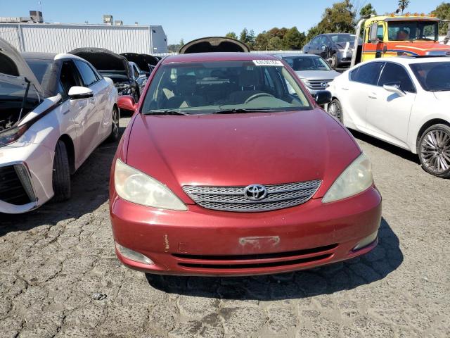 JTDBE30K820129040 - 2002 TOYOTA CAMRY LE BURGUNDY photo 5