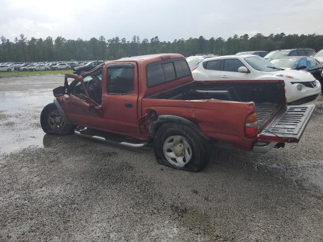 5TEGN92N71Z842591 - 2001 TOYOTA TACOMA DOUBLE CAB PRERUNNER MAROON photo 2