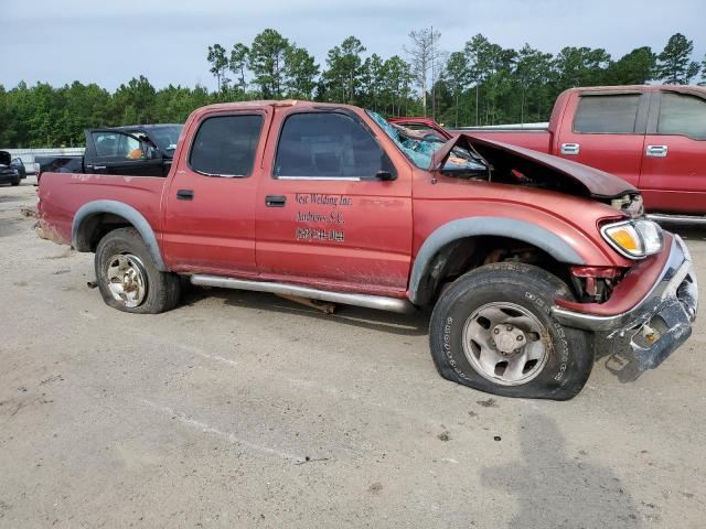 5TEGN92N71Z842591 - 2001 TOYOTA TACOMA DOUBLE CAB PRERUNNER MAROON photo 4