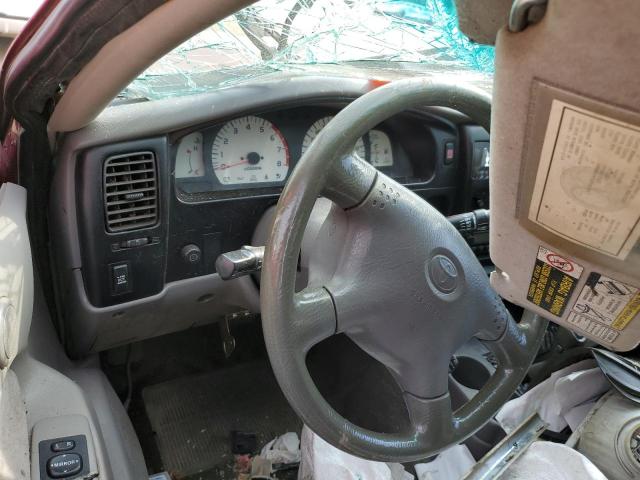 5TEGN92N71Z842591 - 2001 TOYOTA TACOMA DOUBLE CAB PRERUNNER MAROON photo 9