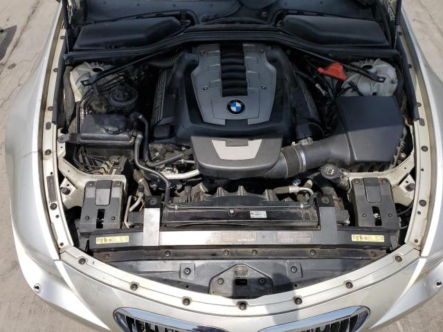 WBAEK13577CN83931 - 2007 BMW 650I I SILVER photo 11