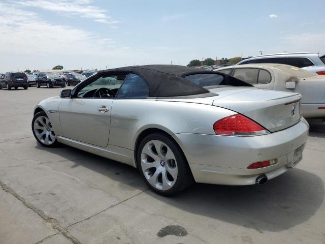 WBAEK13577CN83931 - 2007 BMW 650I I SILVER photo 2