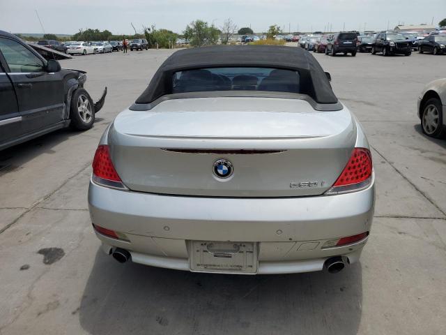 WBAEK13577CN83931 - 2007 BMW 650I I SILVER photo 6