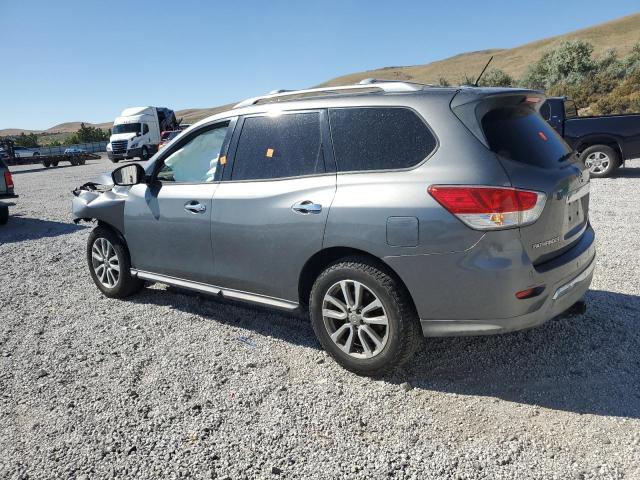 5N1AR2MM7FC636274 - 2015 NISSAN PATHFINDER S GRAY photo 2