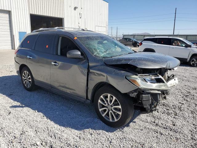 5N1AR2MM7FC636274 - 2015 NISSAN PATHFINDER S GRAY photo 4