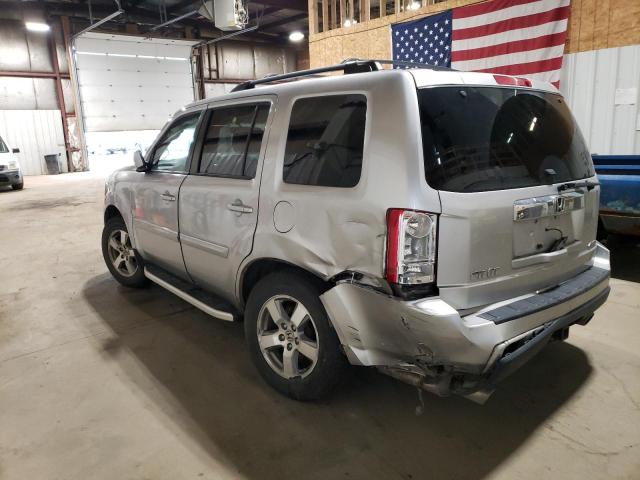5FNYF4H44AB034347 - 2010 HONDA PILOT EX SILVER photo 2